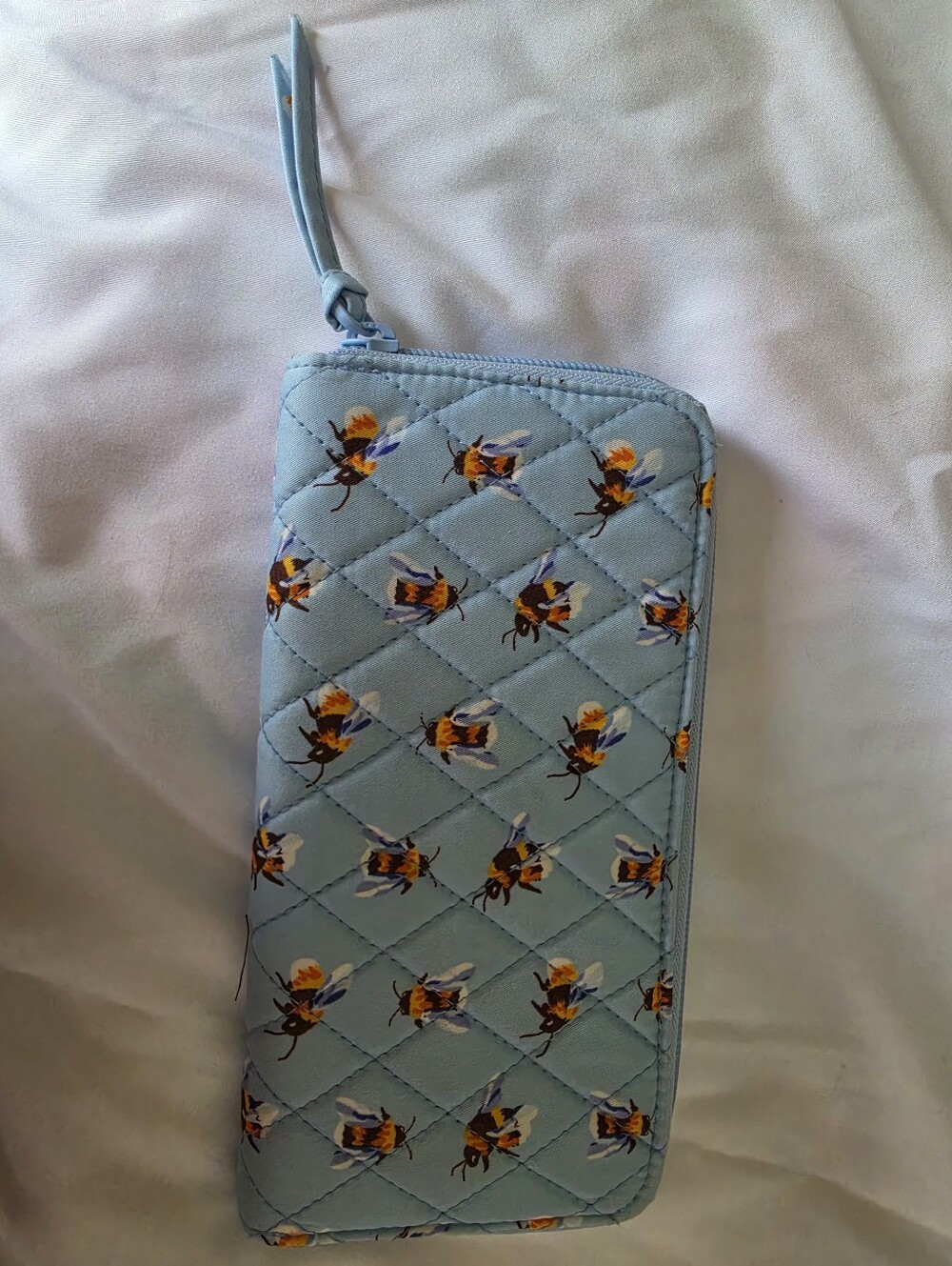 Vera Bradley Premium Cotton Continental Wallet - Bee's Knees NWOT
